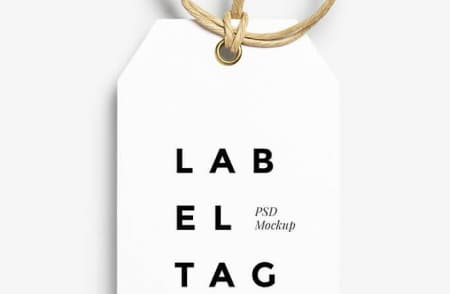 zawieszka na sznurku z napisem labeltag
